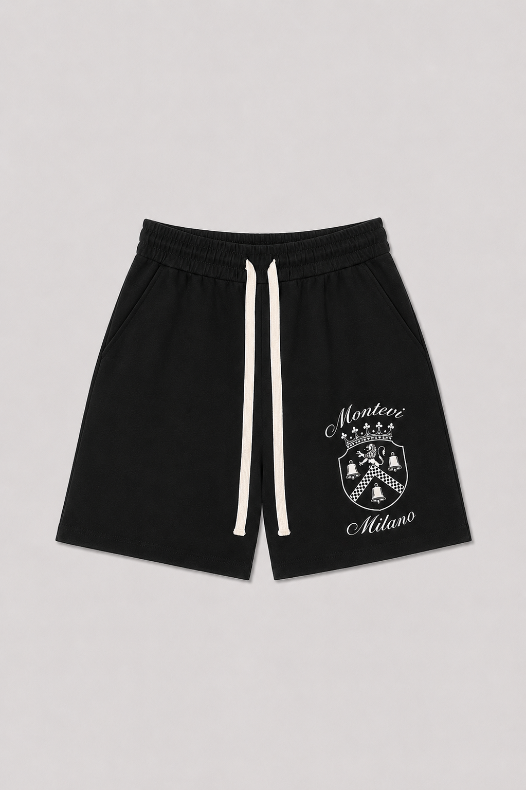Milano Crest Shorts – Black