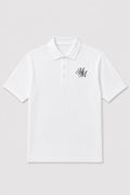 Signature Monogram Polo – White