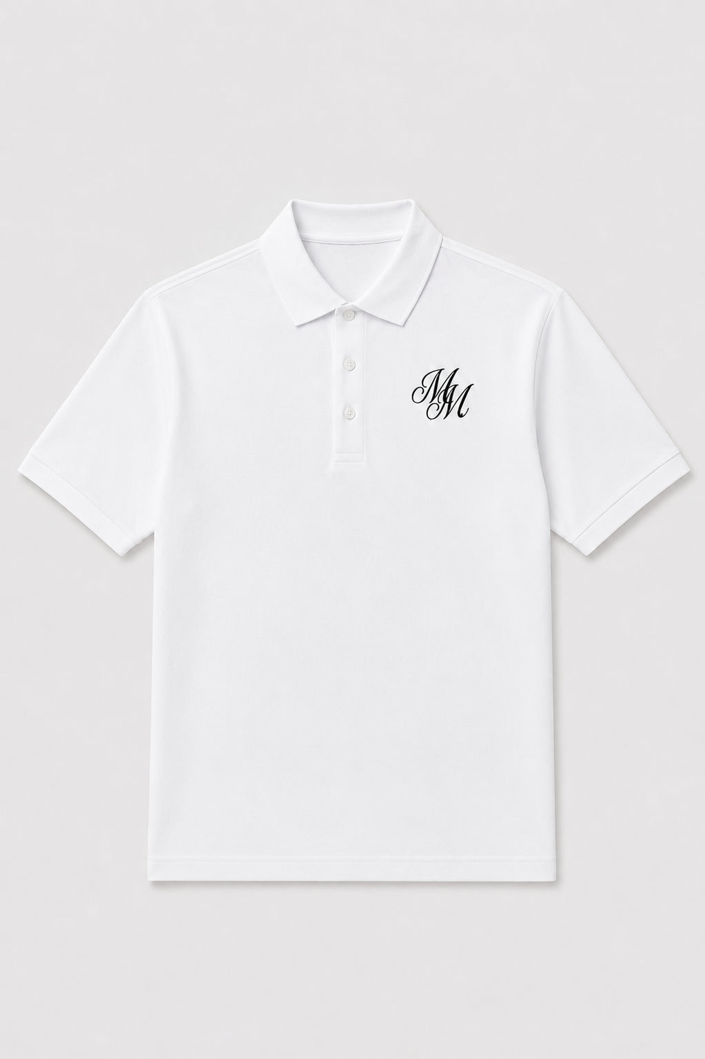 Signature Monogram Polo – White